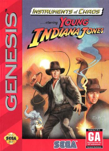 Cover Young Indiana Jones - Instrument of Chaos for Genesis - Mega Drive